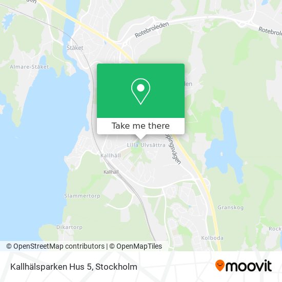 Kallhälsparken Hus 5 map