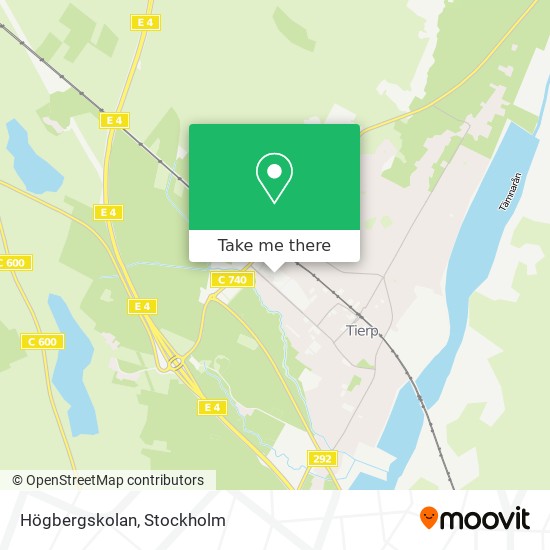 Högbergskolan map