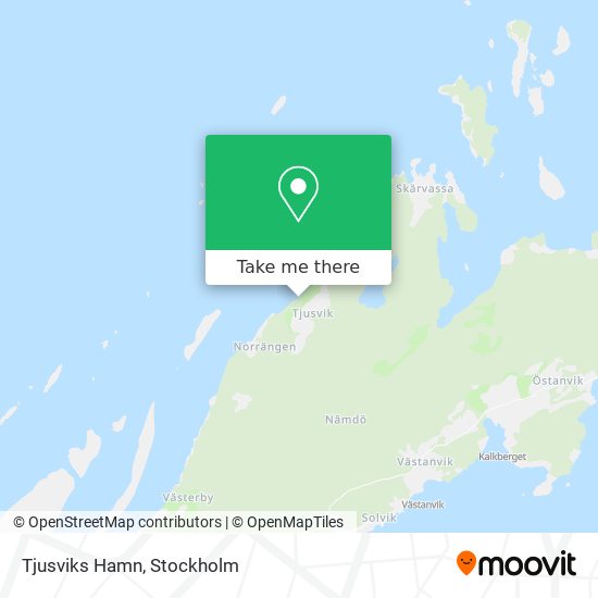 Tjusviks Hamn map