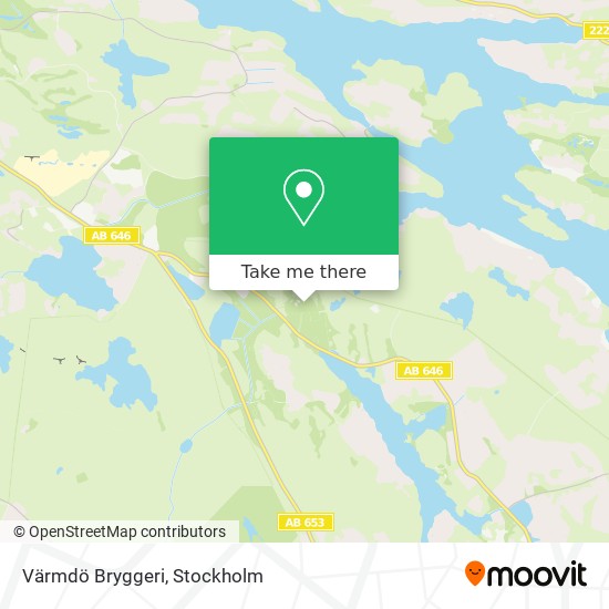 Värmdö Bryggeri map