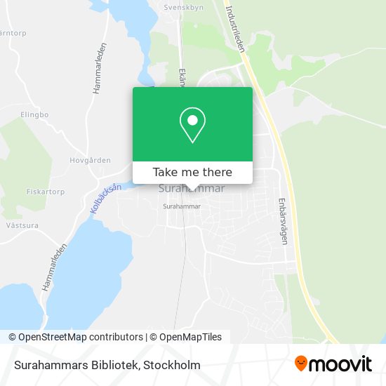 Surahammars Bibliotek map