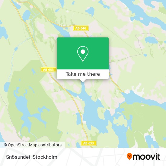 Snösundet map