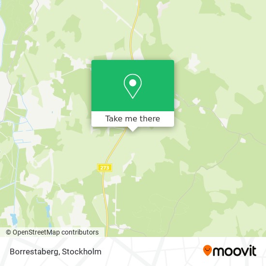 Borrestaberg map