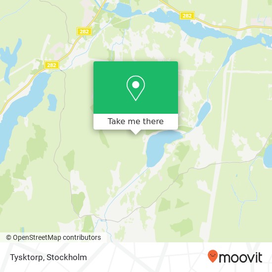 Tysktorp map