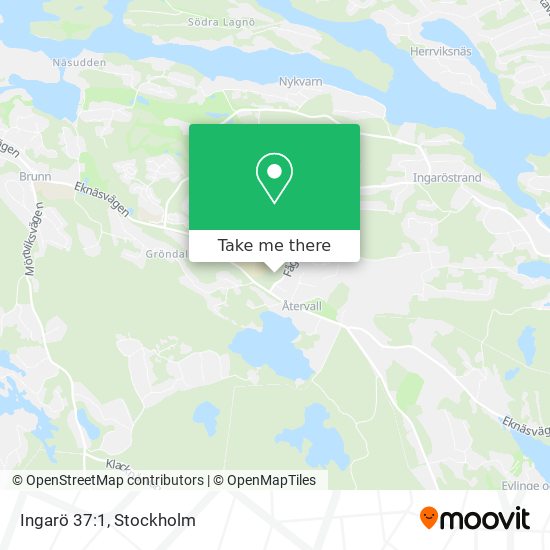 Ingarö 37:1 map