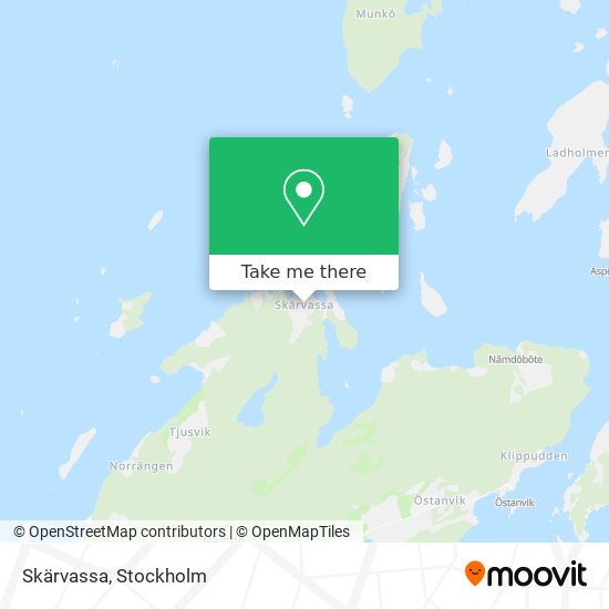 Skärvassa map