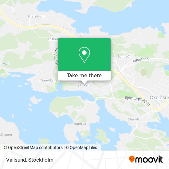 Vallsund map