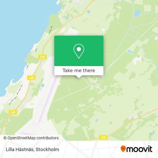 Lilla Hästnäs map