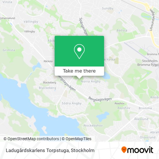 Ladugårdskarlens Torpstuga map