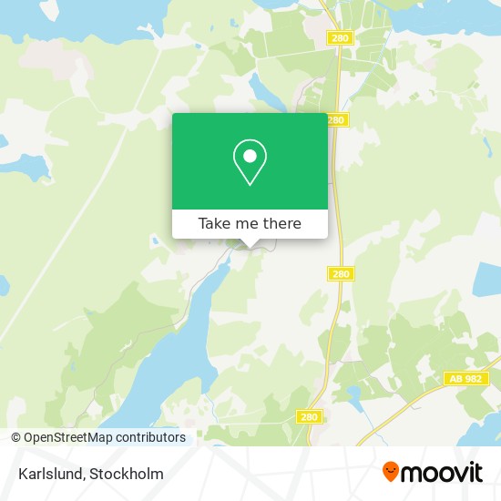 Karlslund map