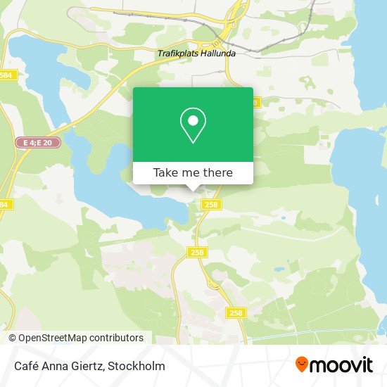 Café Anna Giertz map