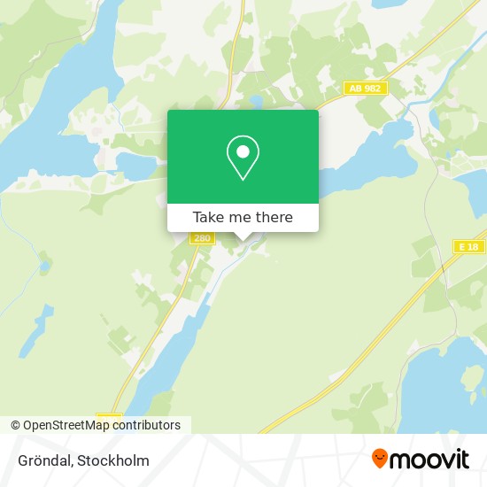 Gröndal map