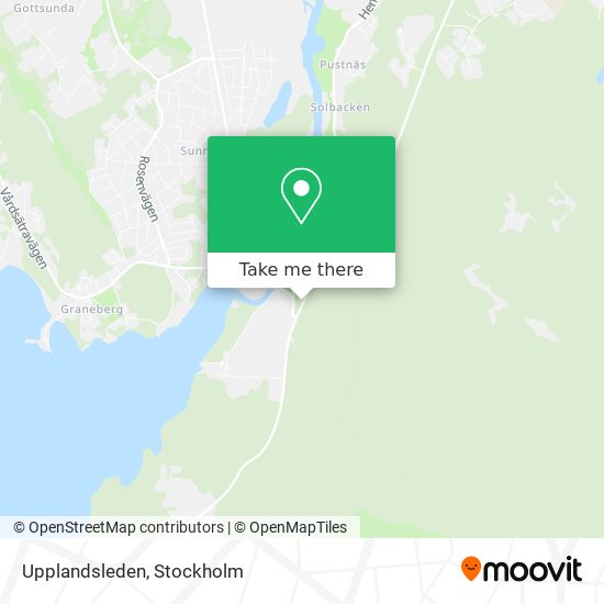 Upplandsleden map