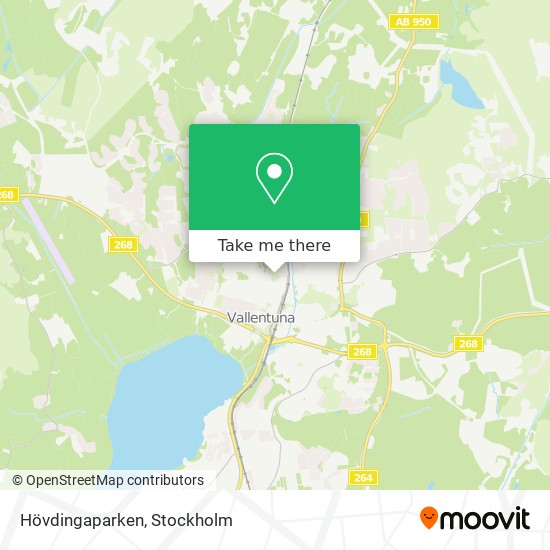 Hövdingaparken map