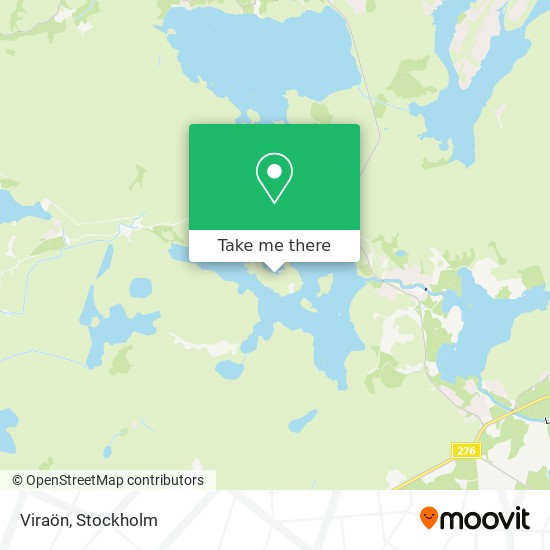 Viraön map