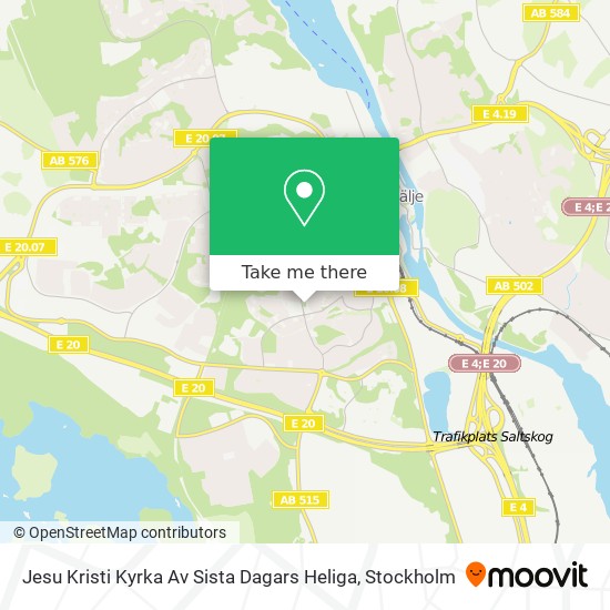 Jesu Kristi Kyrka Av Sista Dagars Heliga map