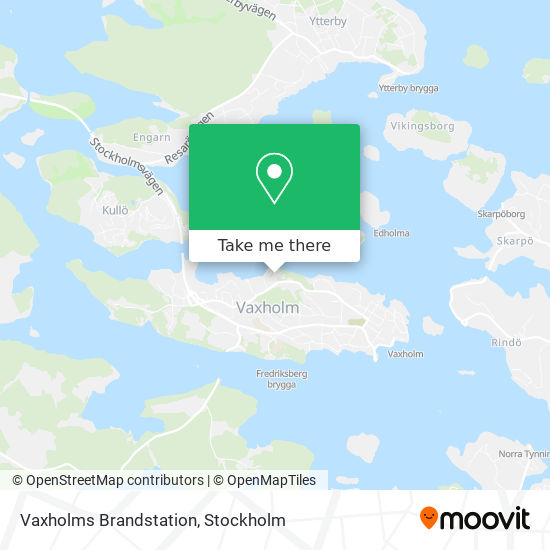 Vaxholms Brandstation map