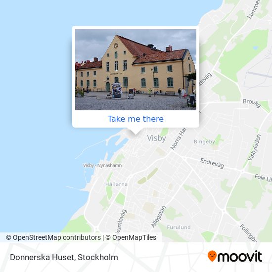 Donnerska Huset map