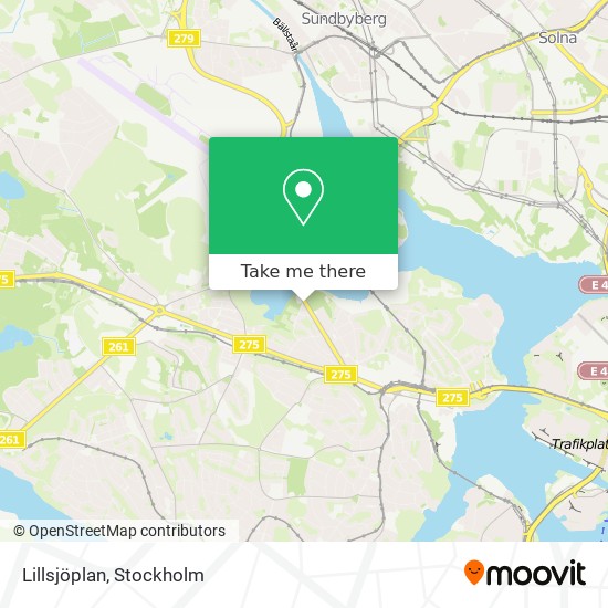 Lillsjöplan map