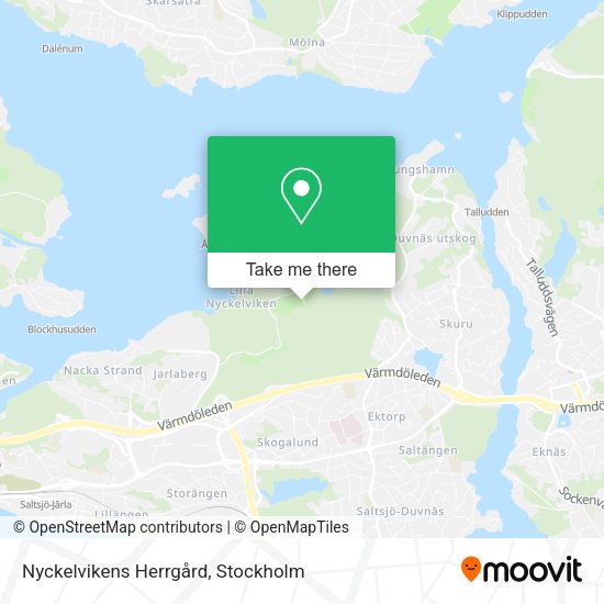 Nyckelvikens Herrgård map