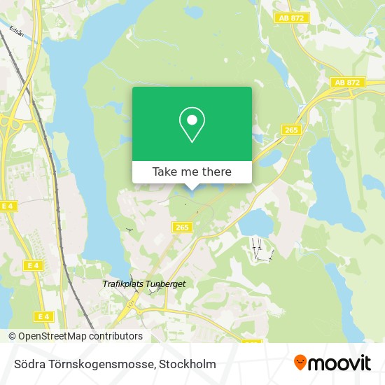 Södra Törnskogensmosse map