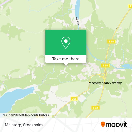 Målstorp map