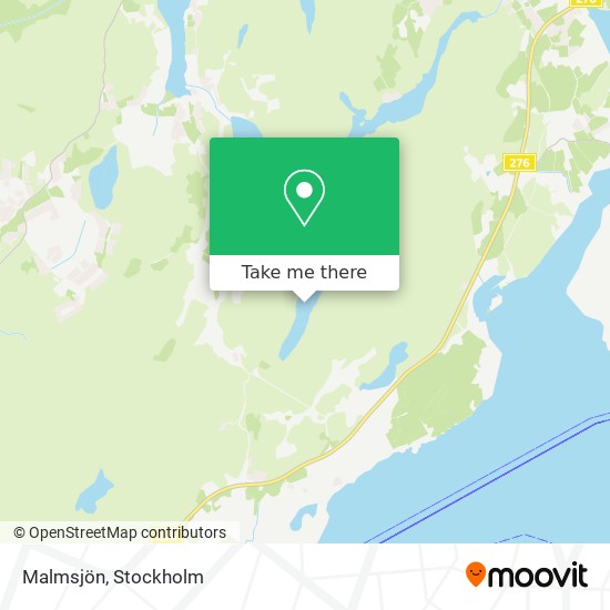 Malmsjön map