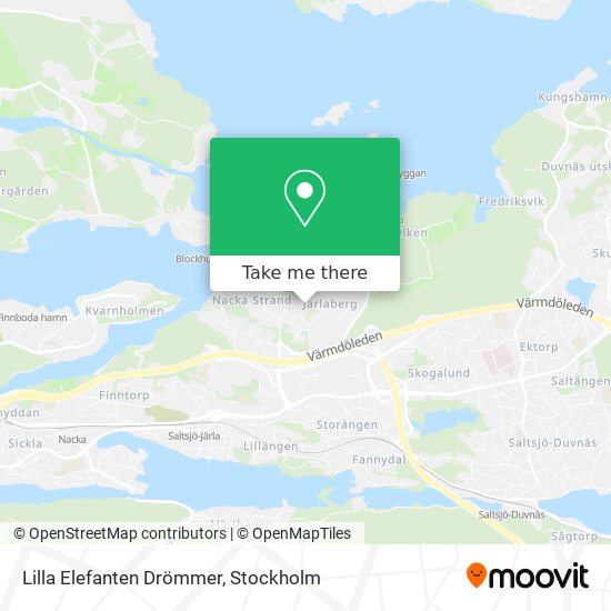 Lilla Elefanten Drömmer map