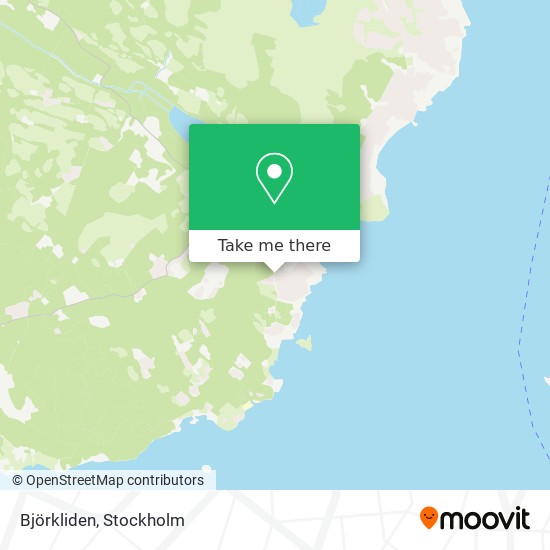 Björkliden map