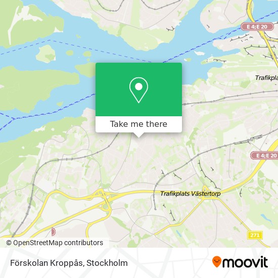 Förskolan Kroppås map