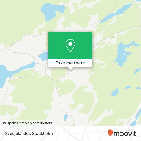 Svedjelandet map