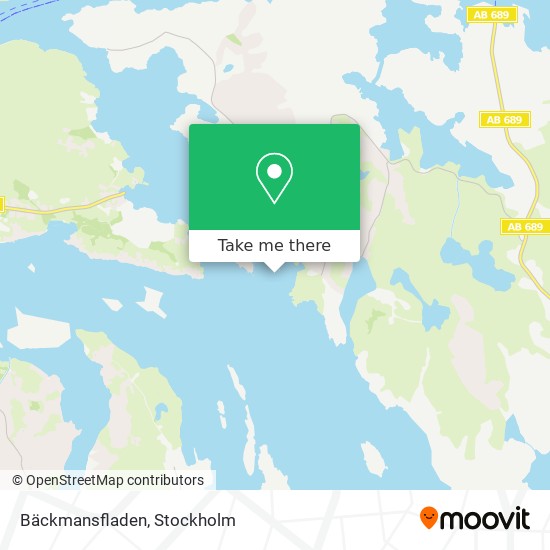 Bäckmansfladen map