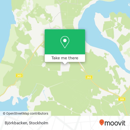 Björkbacken map