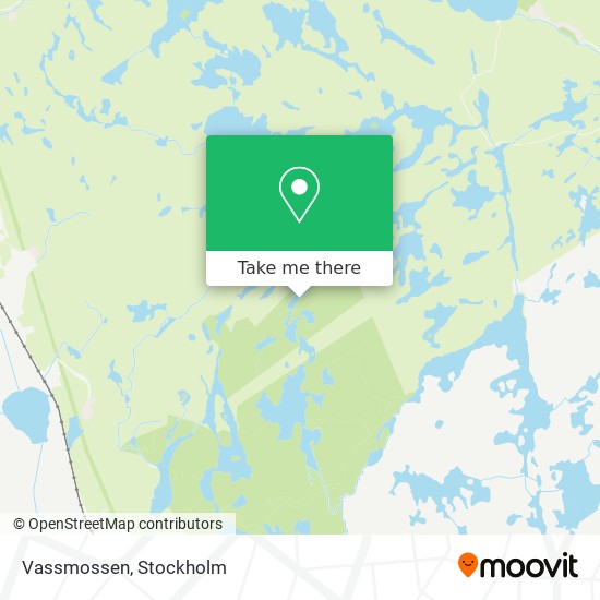 Vassmossen map