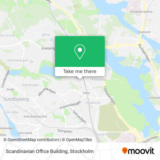 Scandinavian Office Building map