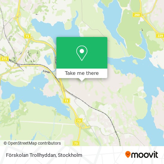 Förskolan Trollhyddan map