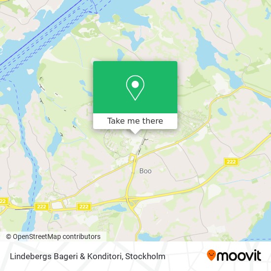 Lindebergs Bageri & Konditori map