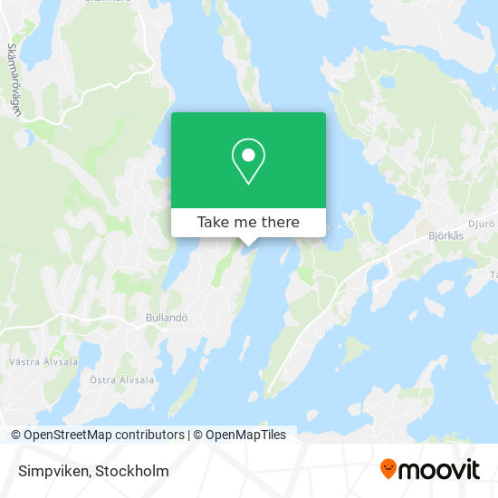 Simpviken map