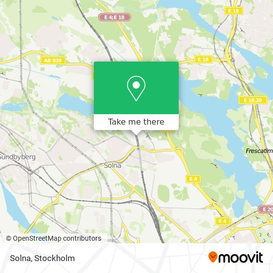 Solna map