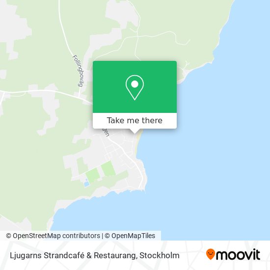 Ljugarns Strandcafé & Restaurang map