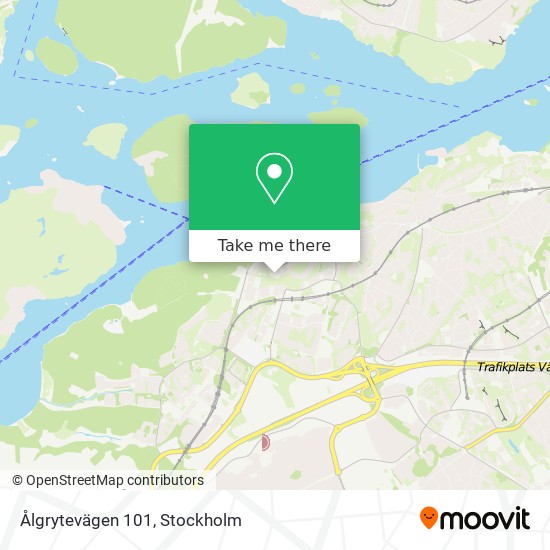 Ålgrytevägen 101 map