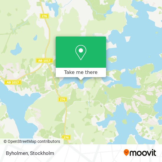 Byholmen map