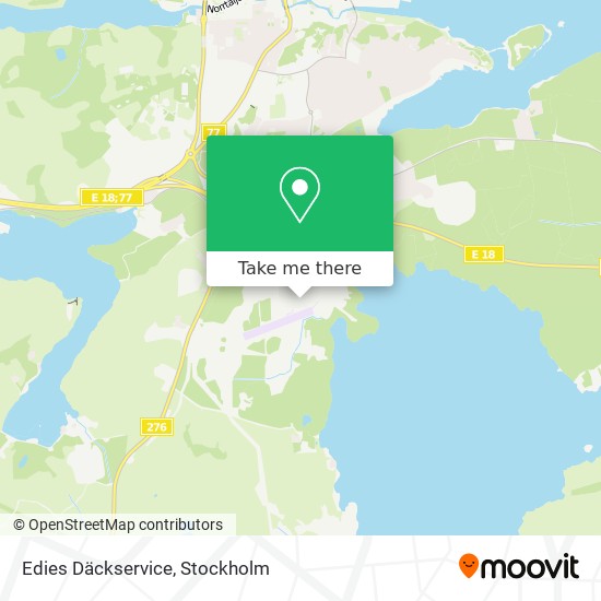 Edies Däckservice map