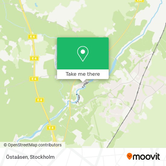 Östaåsen map