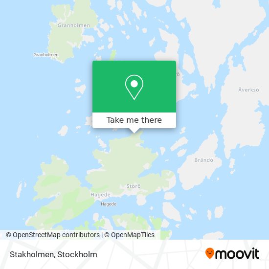 Stakholmen map