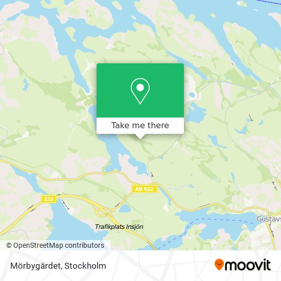 Mörbygärdet map