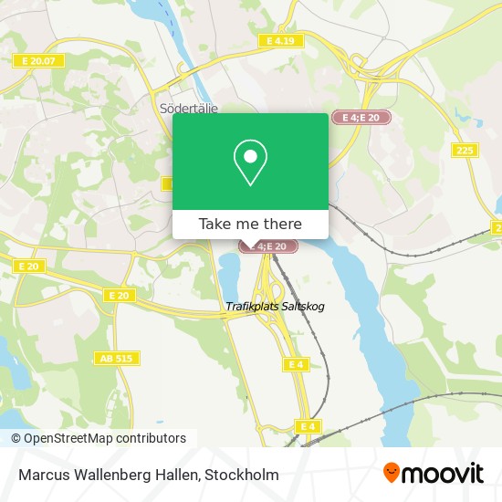 Marcus Wallenberg Hallen map