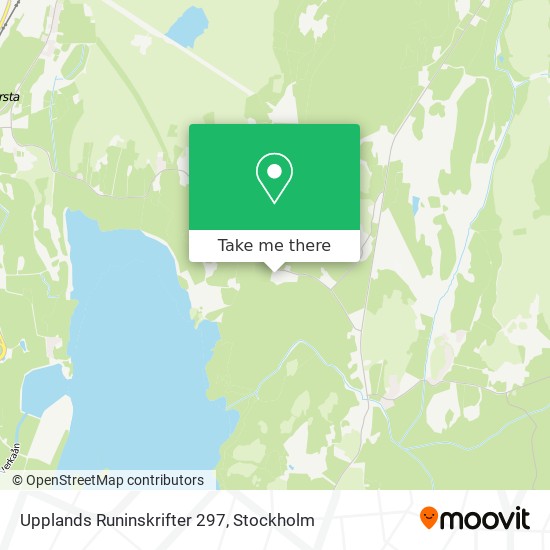 Upplands Runinskrifter 297 map