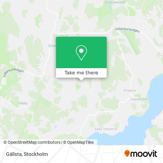 Gällsta map