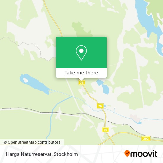 Hargs Naturreservat map